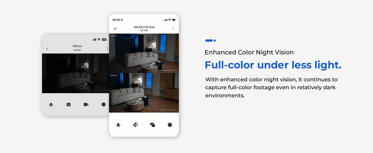 IMILAB C30 Dual 3K Indoor Security Camera with 360° Coverage