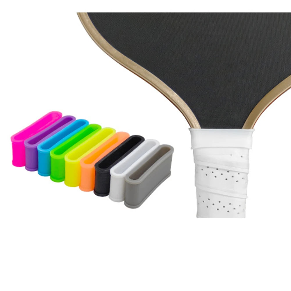 9 peças Anéis de Pegada de Raquete de Ténis Ajustes de Pegada de Pickleball Palete de Raquete Faixas de Pegada de Raquete de Ténis Aparafusos de Raios de Ténis Acessórios de Raquete