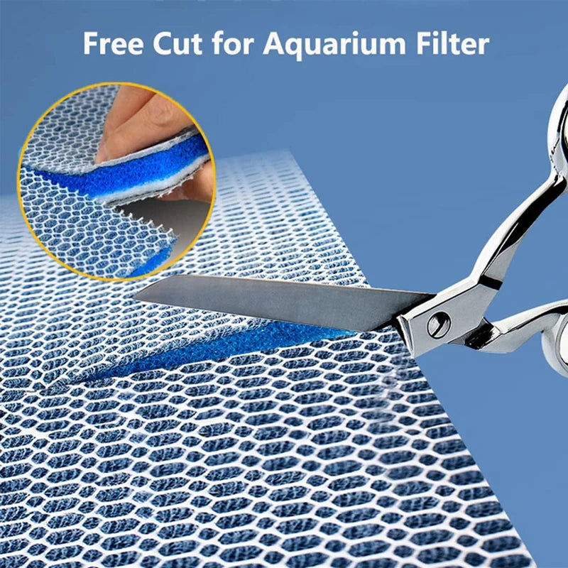 8-Layer Aquarium Filter Pad, 50 × 11 × 2 cm