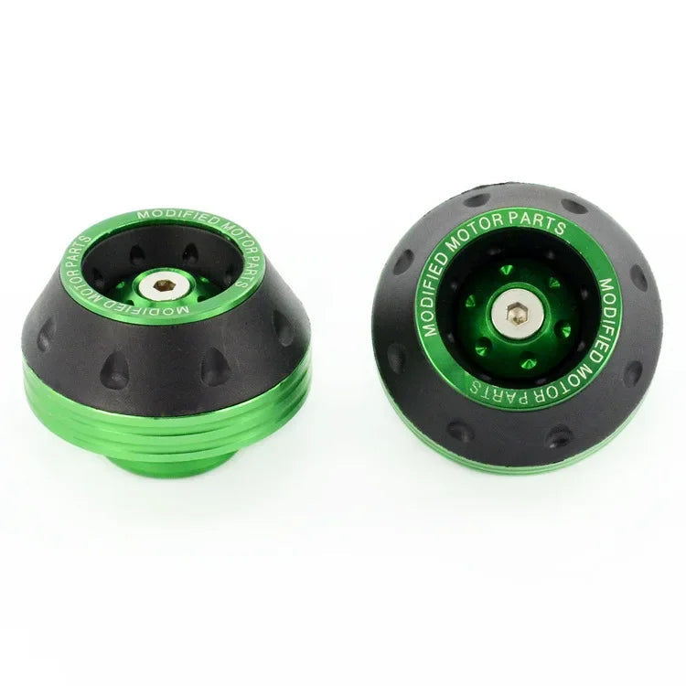 2/4Pcs Universal Motorcycle Wheel Protection Crash Pad Motorbike Crash Protectors Alloy Motocross Falling Front Fork Slider Cups 