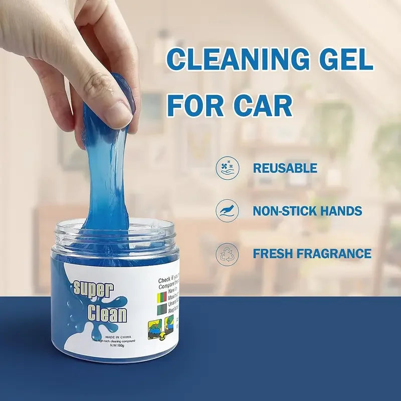 Reusable Dust-Cleaning Gel for Vents and Keyboards