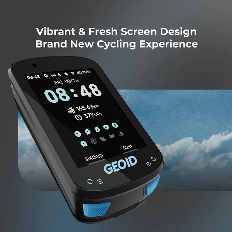 GEOID CC600 Color Screen Bike Computer Smart Navigation GPS Wireless Bicycle Speedometer WIFI ANT+ 11 Languages Cycling Odometer 