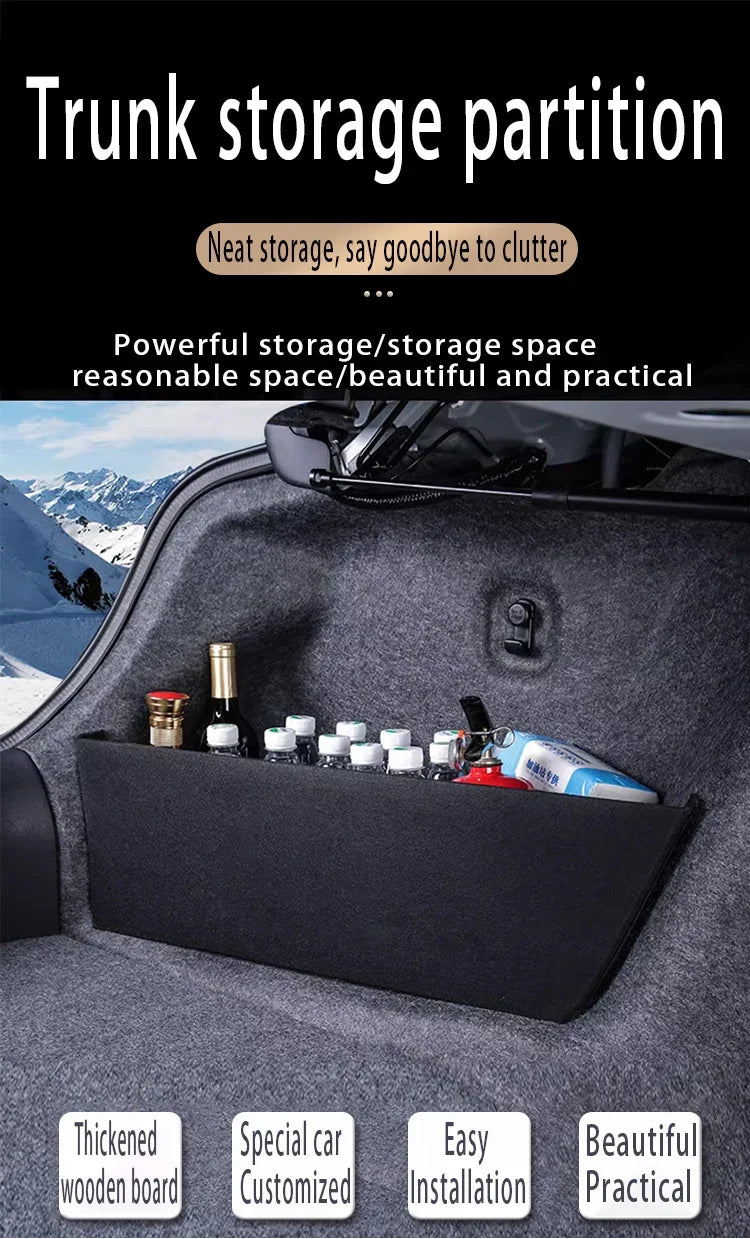 Pour Toyota Camry, Daihatsu Altis XV70 2018~2024, coffre de voiture, partition de rangement, boîte de rangement multifonctions, accessoires intérieurs auto