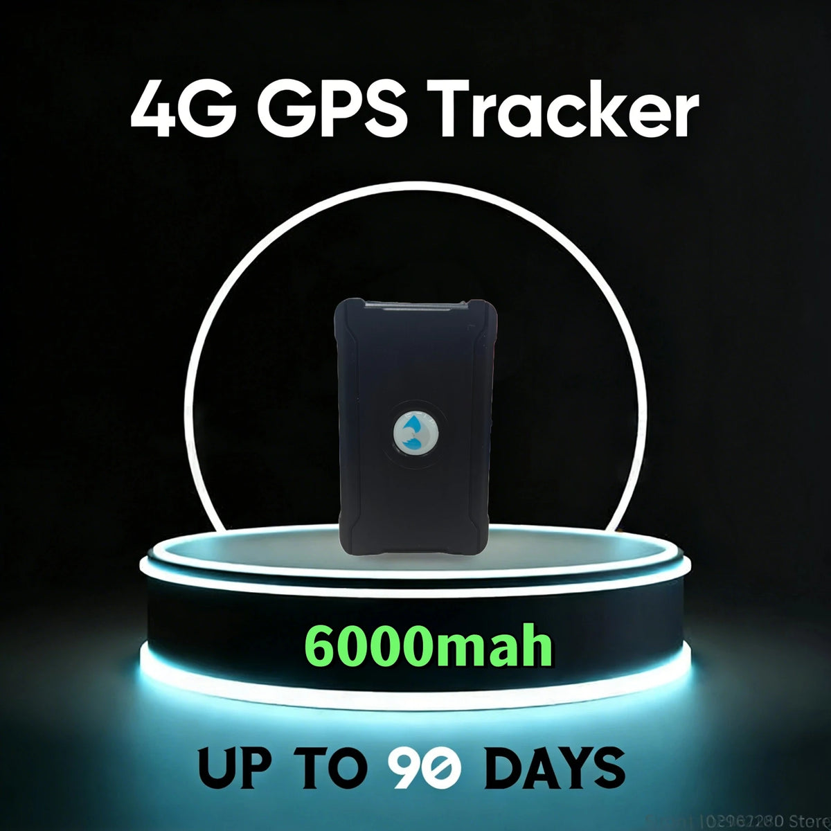 4G GPS Tracker 6000mAh Portable GPS Via Satellite Car Alarm Real-Time GPS Locator Magnetic Tracking Device 90 Days Standby Time