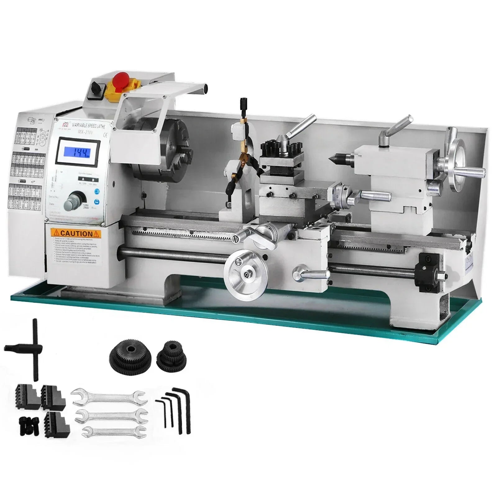 Mini Metal Lathe Machine Variable Speed 550W–1100W Multi-Size