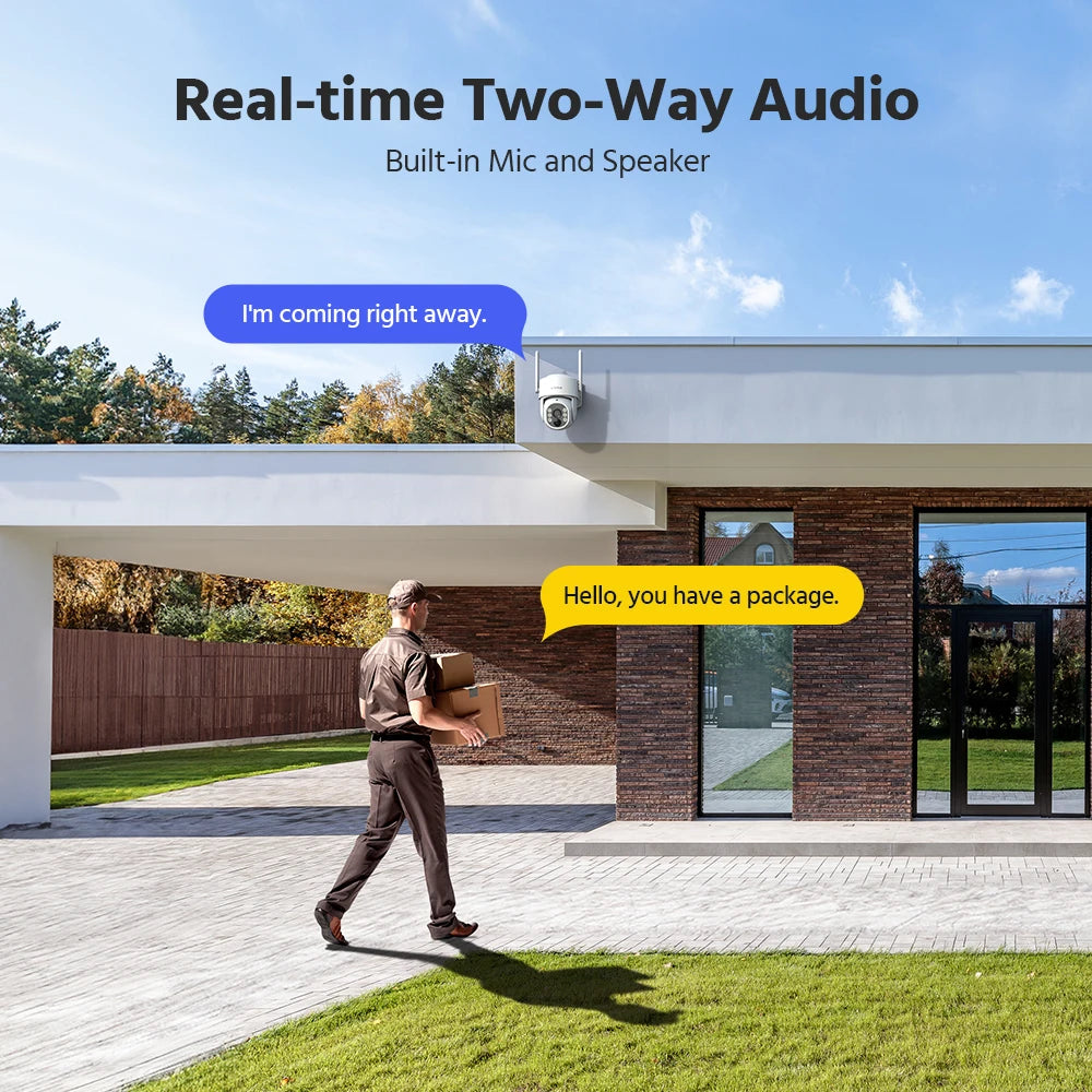 4MP Wireless PT Solar Security Camera System with NVR