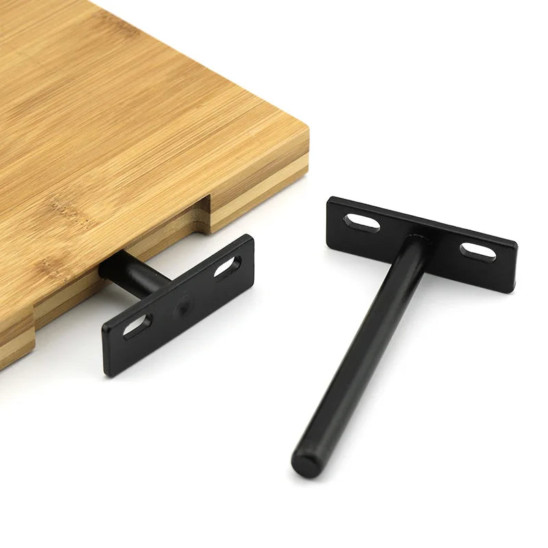 Hidden Floating Shelf Brackets, Pack of 2, 80-124 mm