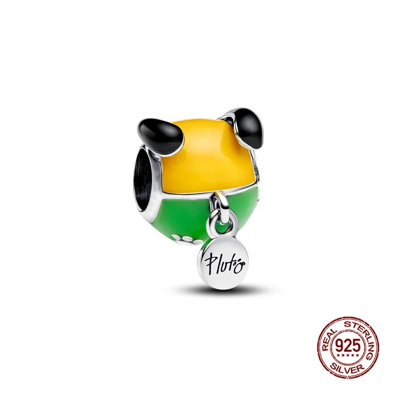 925 Silver Witch Charm Bead for Disney-Inspired Bracelets