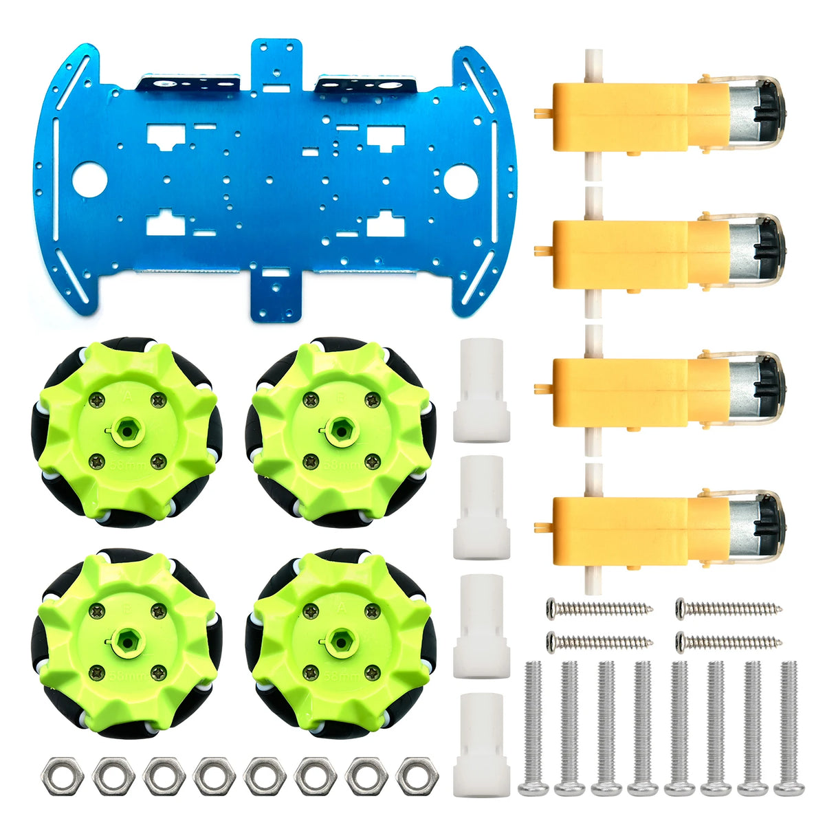 4WD Mecanum-Wheel Robot Chassis Kit