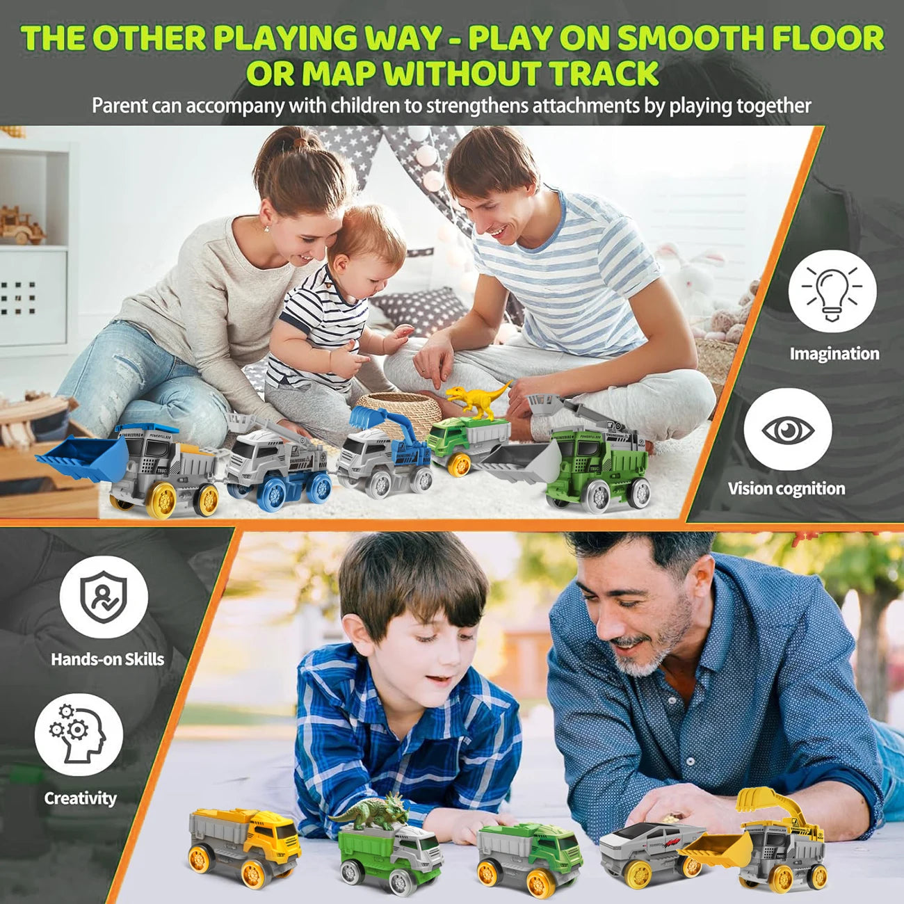 Іграшки Space Track Магічний набір для змагань з інженерії та лазіння на гоночній трасі