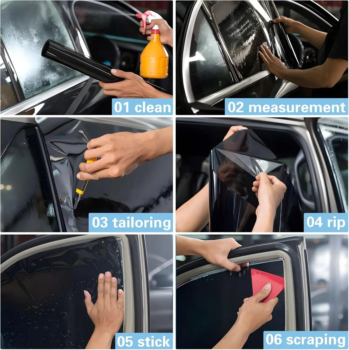 Κουρτίνα Παραθύρων Ταινία UV Αντηλιακή Θερμική Αντανάκλαση Οικία Γραφείο Γυαλί Θερμικό Ηλιακή Προστασία Φιλμ 3Mx50CM VLT Διακοσμητικό Φιλμ Χρώματος Αυτοκινήτου