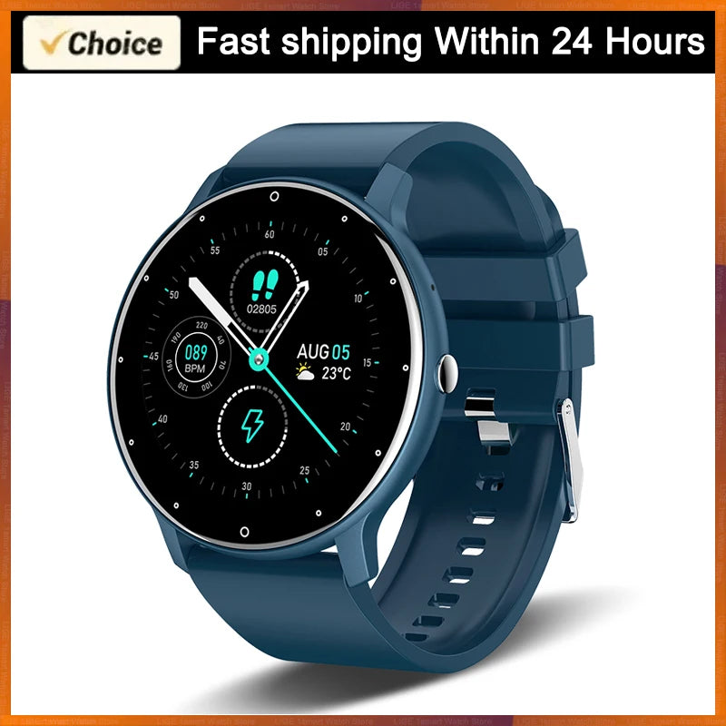 LIGE 2025 Smart Watch Women Men Lady Gift Sport Fitness Watches Heart Rate Monitor Waterproof Smartwatch For Xiaomi Android IOS 