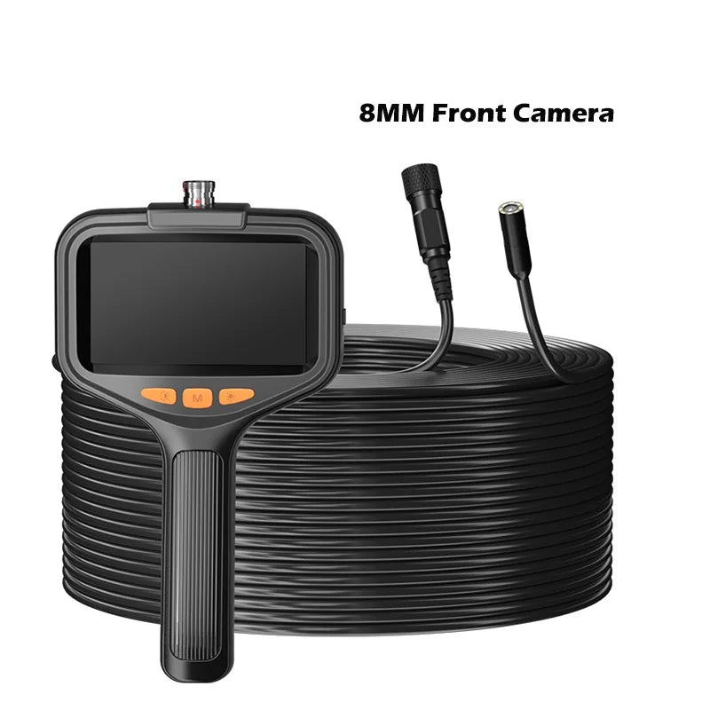 Handheld Endoscope 4.3 Inch Screen HD1080P Single Dual Camera Front SIde Lens Aviation Plug 2-100M Car Pipe Inspection Borescope 