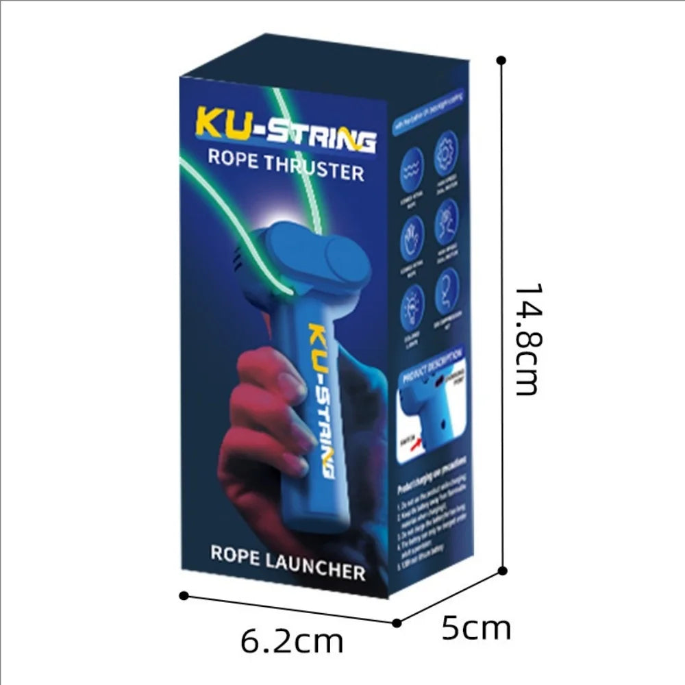 Glow-in-the-dark fun electric rope thruster children's outdoor new exotic decompression toys Creative toys for cats and pets 