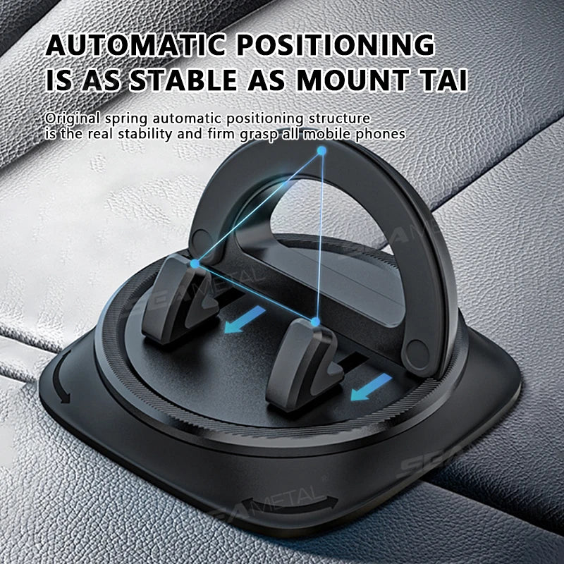 SEAMETAL Dashboard Car Phone Holder Anti Slip Stable Phone Mount Head-Up Auto Navigation Holder Universal for 4-7.2in Smartphone