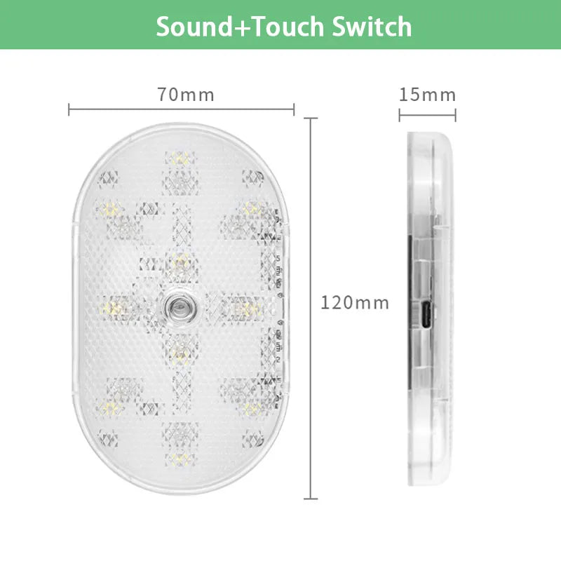 USB Rechargeable Sensor Light with Trigger Options