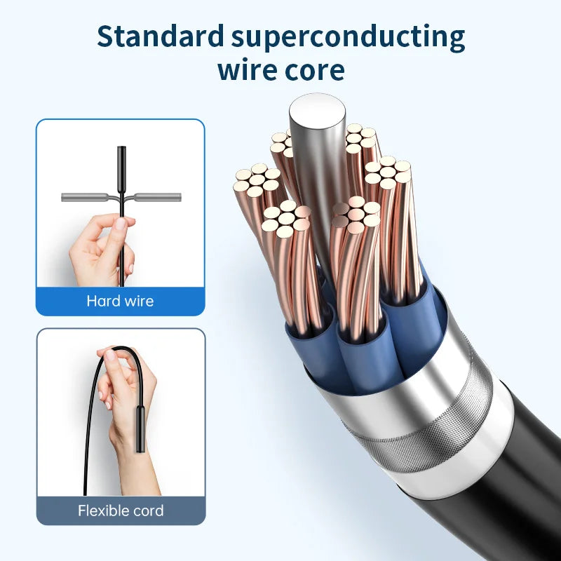 2MP Endoscope Camera 8mm for iPhone and Android, Dual Lens