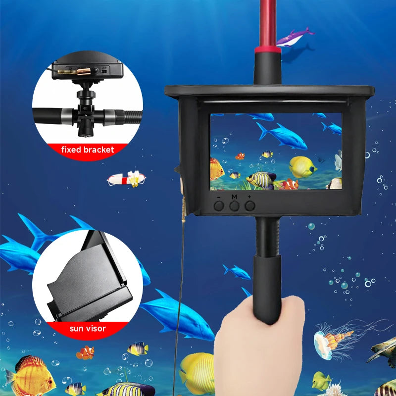 1080P Underwater Fishing Camera with 4.3-Inch LCD