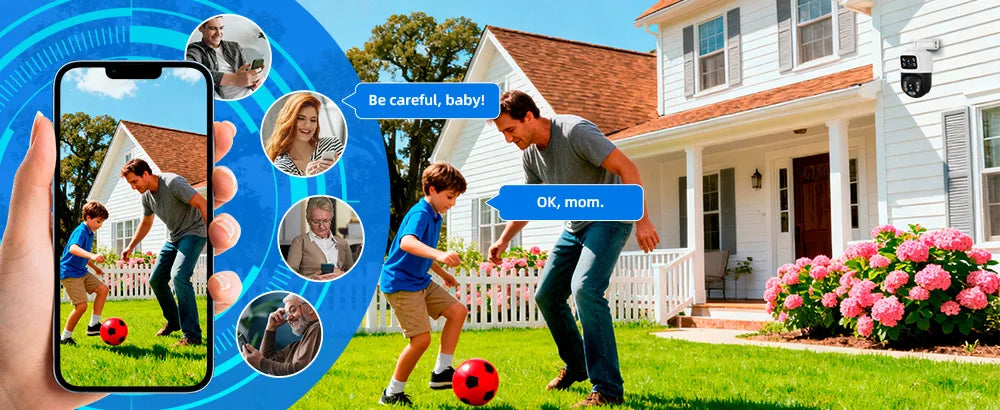 KERUI PoE 8-Channel Security Camera System with 6MP Dual Lens