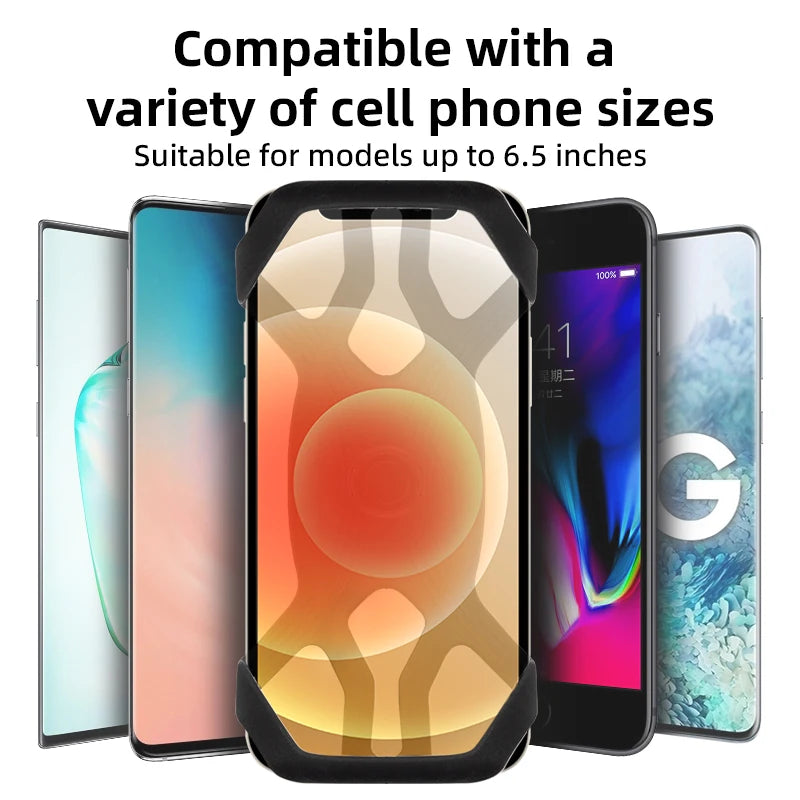 Geantă pentru ghidon cu suport telefon 360° și husă pentru ecran tactil