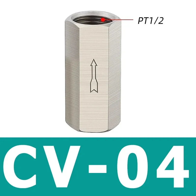 Stainless Steel Female Thread Check Valve, 1/8 to 1/2 BSP