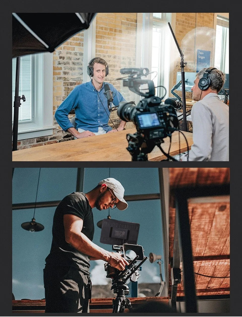 LED Video Lights Conference Photography Lighting Selfie Light Photo Studio Lamp With Tripod for Shoot Live Streaming TikTok Zoom 