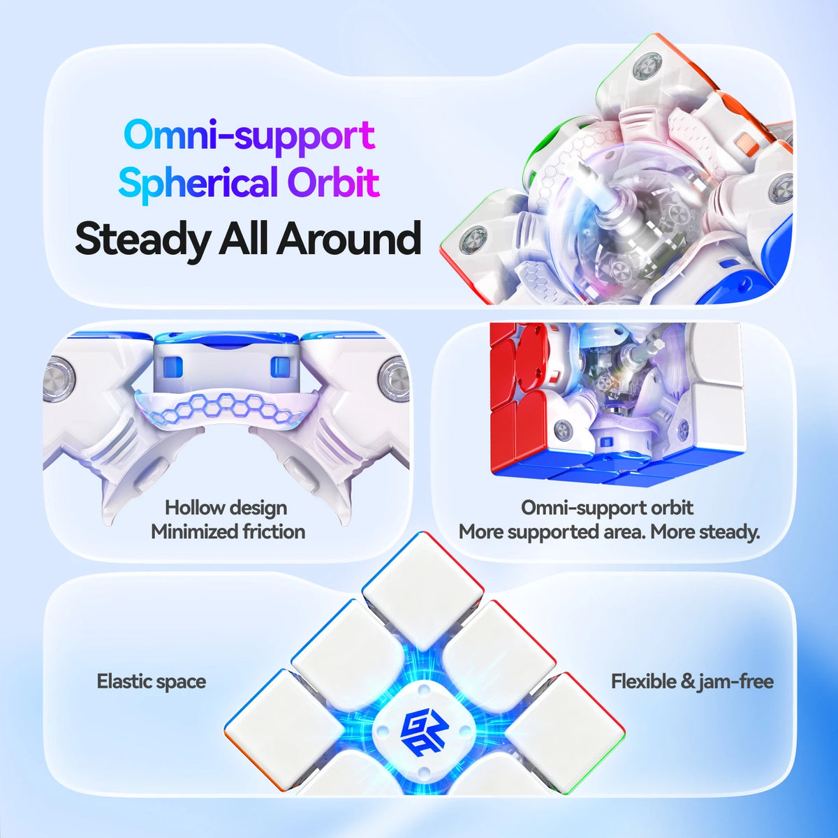 i4 Smart Magnetic 3x3 Puzzle Cube - Options