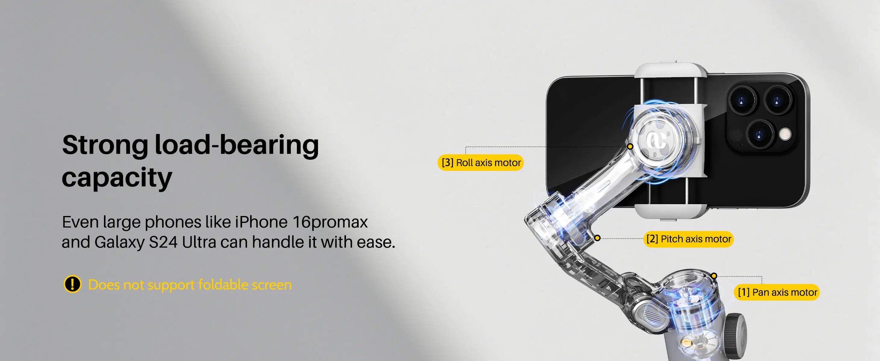 AOCHUAN Smart X2 chytrý smartphone 3osý stabilizátor gimbalu