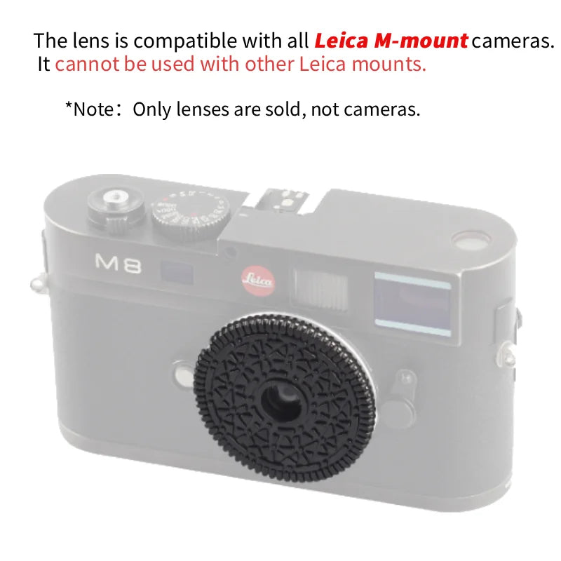 Obiettivo Pancake a Messa a Fuoco Libera 32mm F10 per Fotocamere Senza Specchio