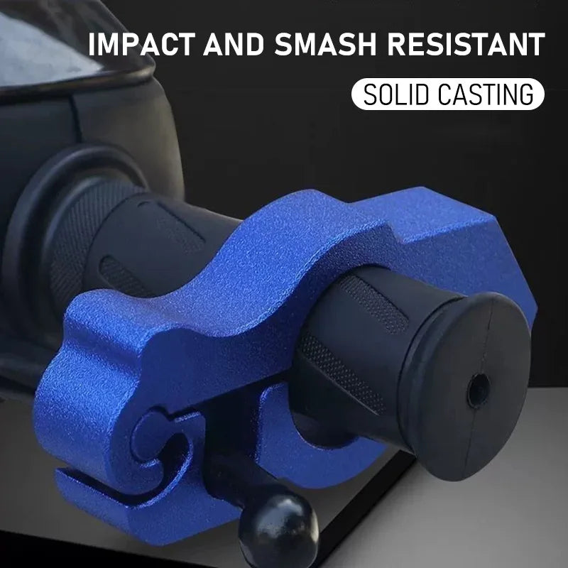 Motorcycle Handlebar Grip Lock for Bikes and Scooters