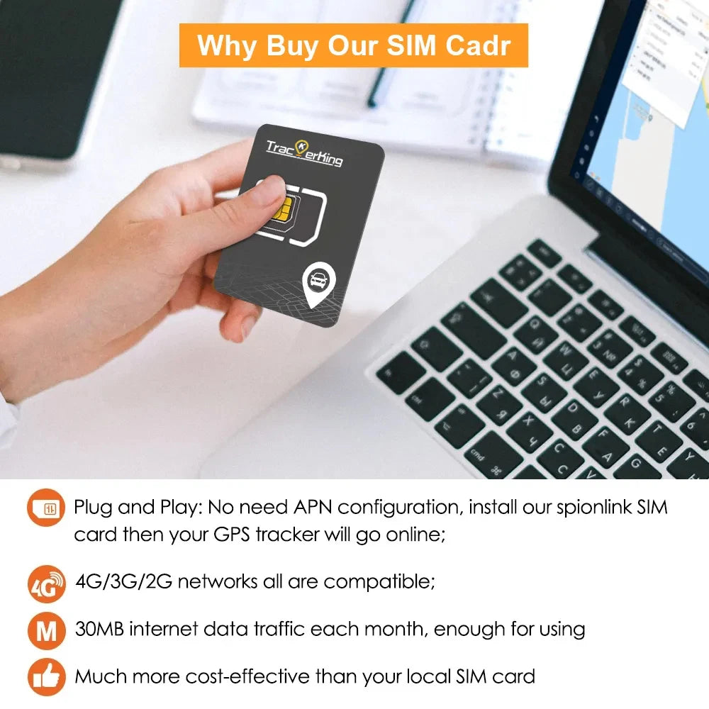 4G GPS Tracker SIM/M2M Card, World Roaming Data, 360MB IoT Device, M2M Collar, 12 Months Use