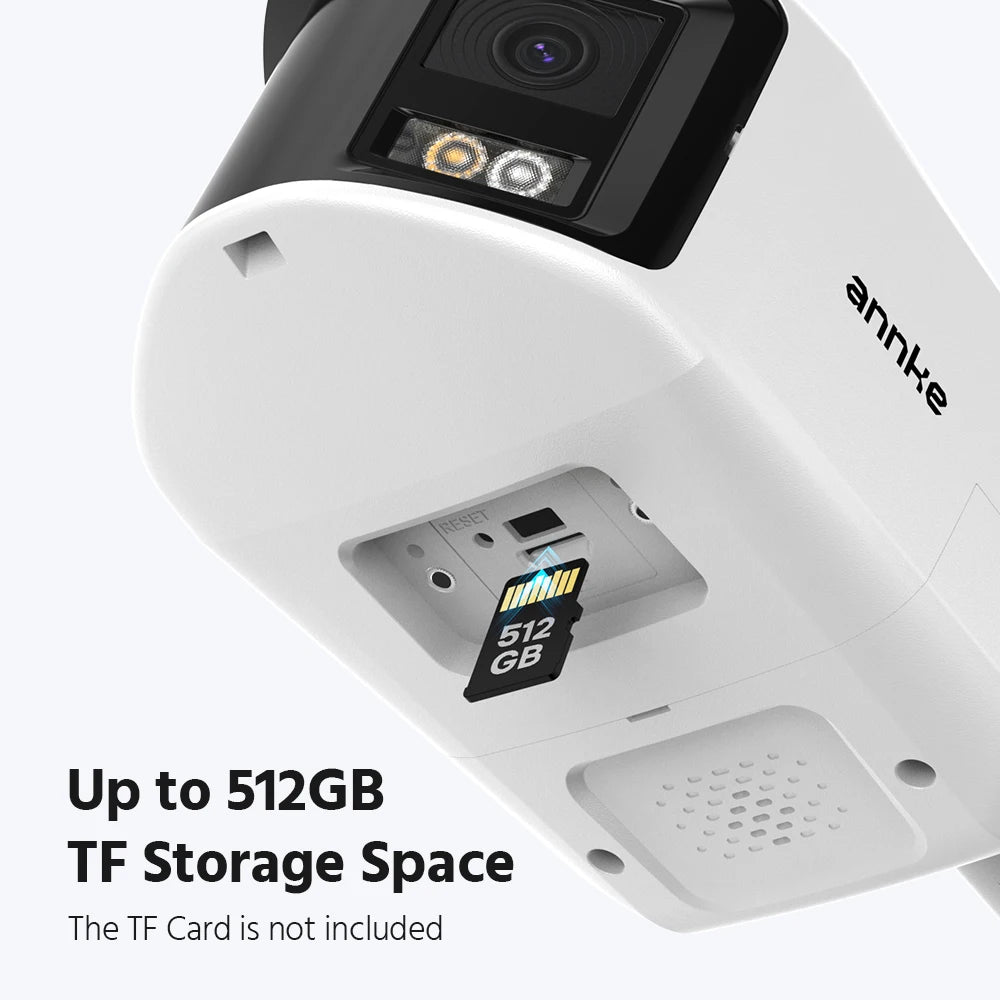 ANNKE 6MP Dual Lens 180° Wide View Outdoor Security Camera