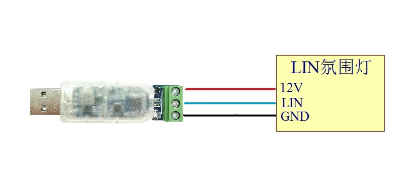 USB-to-LIN Bus Analysis Controller