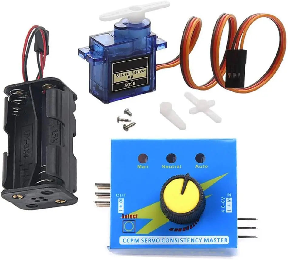 SG90 Servo Tester Kit with Battery Holder