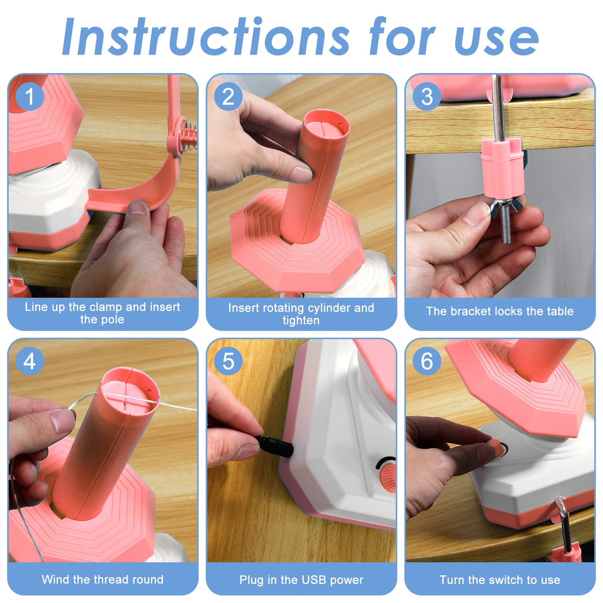 Electric Yarn Winder with Variable Speed