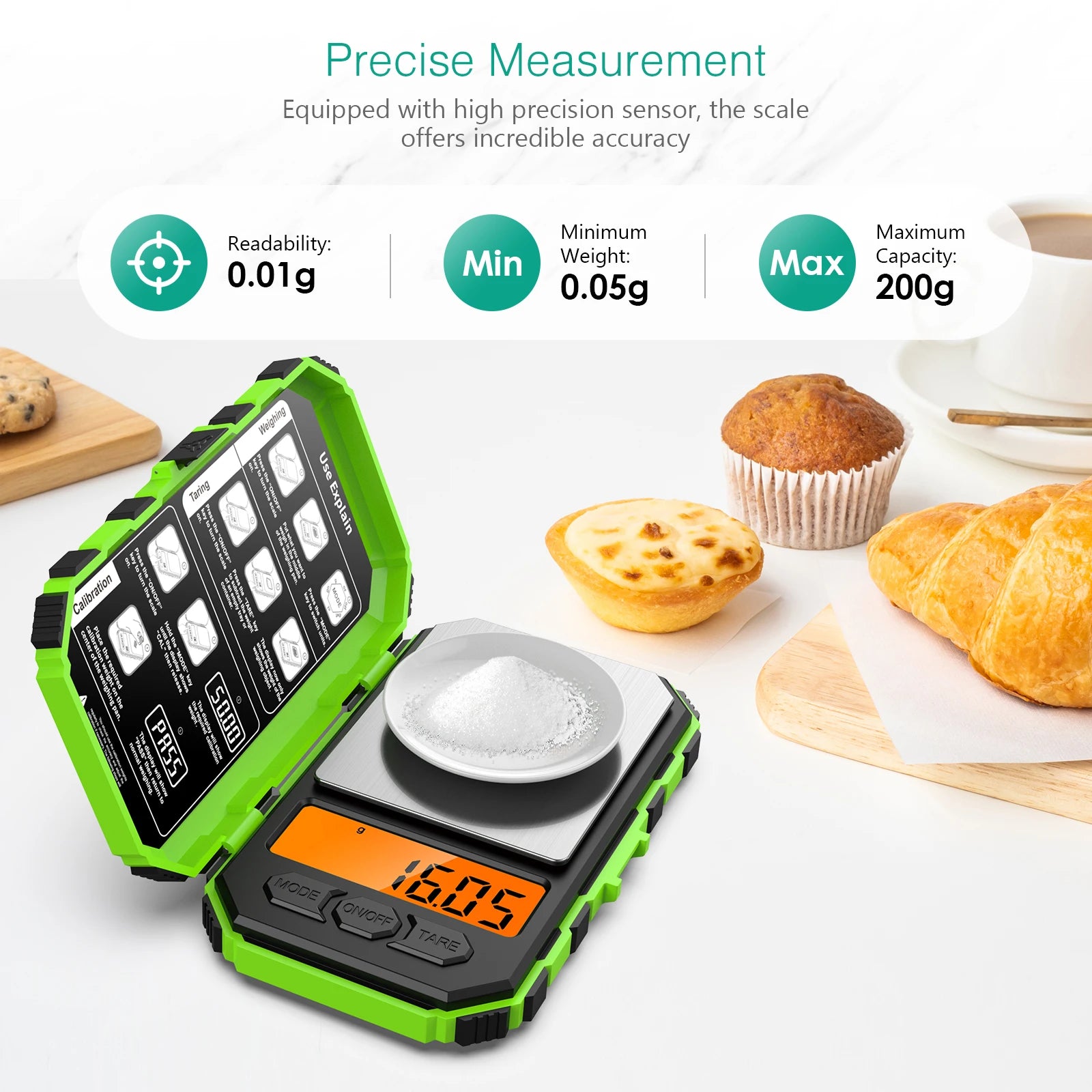 Mini Digital Precision Scale 0.001g Accuracy Pocket Weighing Tool