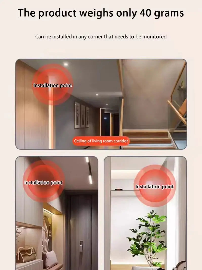 4MP 1080P Mini WiFi Camera for Indoor & Outdoor Monitoring