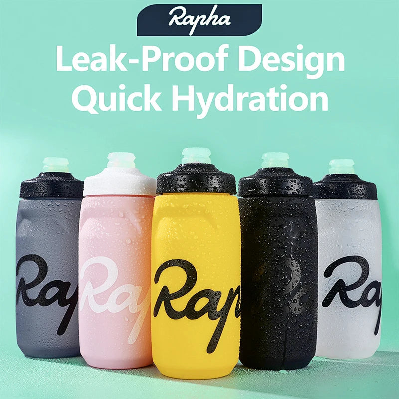 Rapha Cycling Water Bottle 620/750ml Ultra light Leak-proof squeezable Taste-free Camping Hiking Sports Bicycle Kettle 