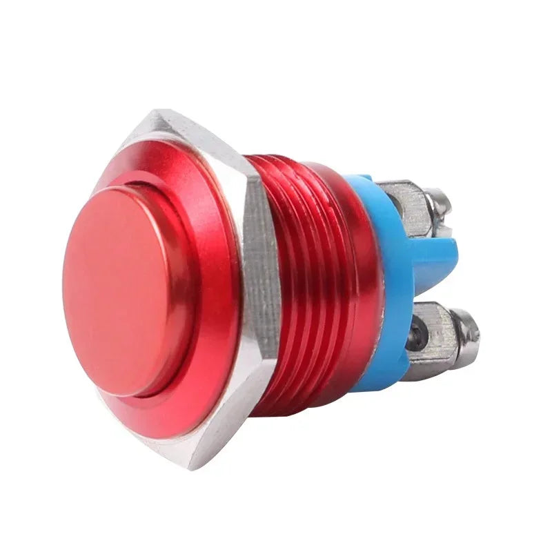 IP67 16 mm Metal Push Button Switch, Momentary ON-OFF