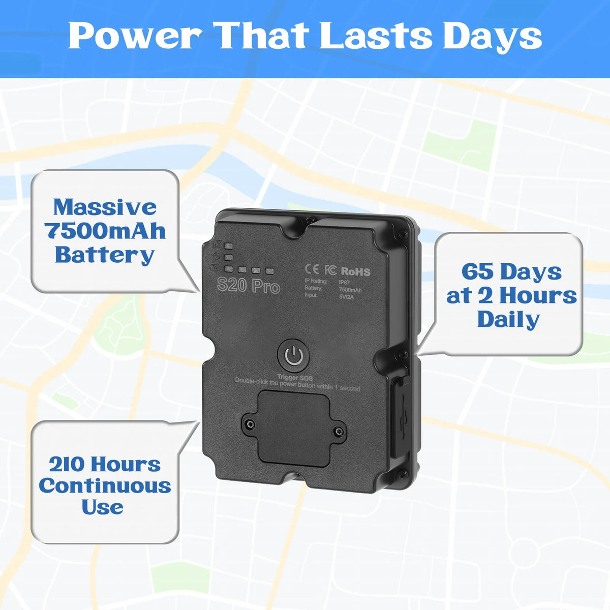 4G Vehicle GPS Tracker with Real-Time Tracking