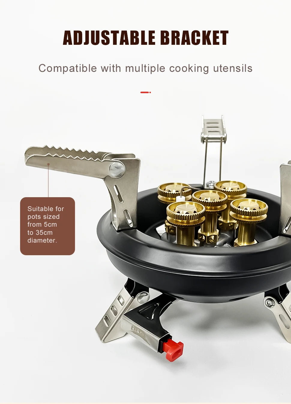 BRS-201A Portable Camping Gas Stove 16000W for Outdoor Cooking