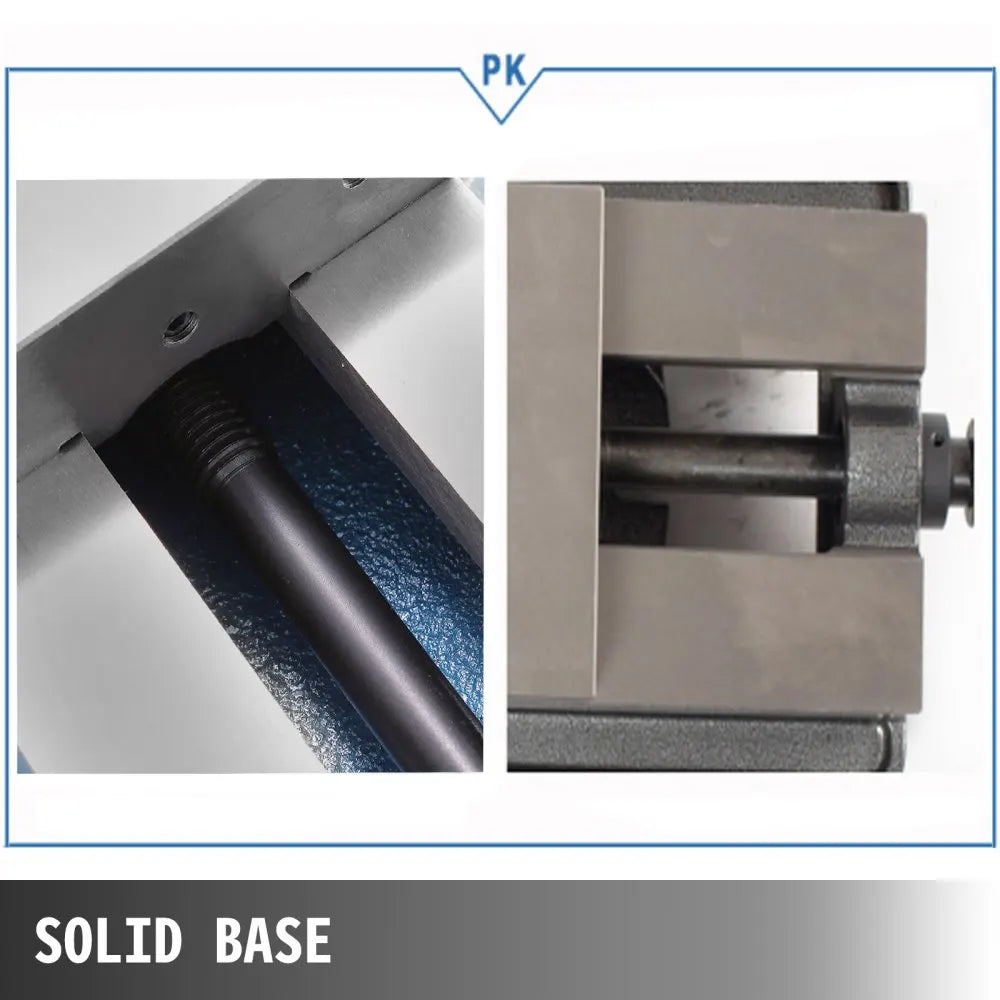 6-Inch Milling Machine Vise with 360° Swivel Base Clamp