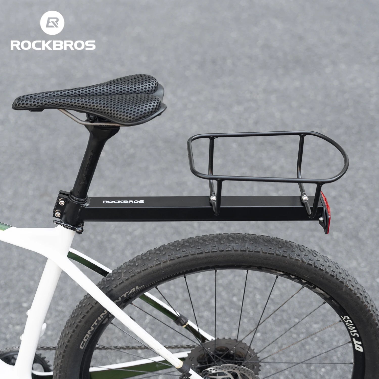 Aluminum Bike Rear Rack Carrier Shelf for Extra Storage on Rides