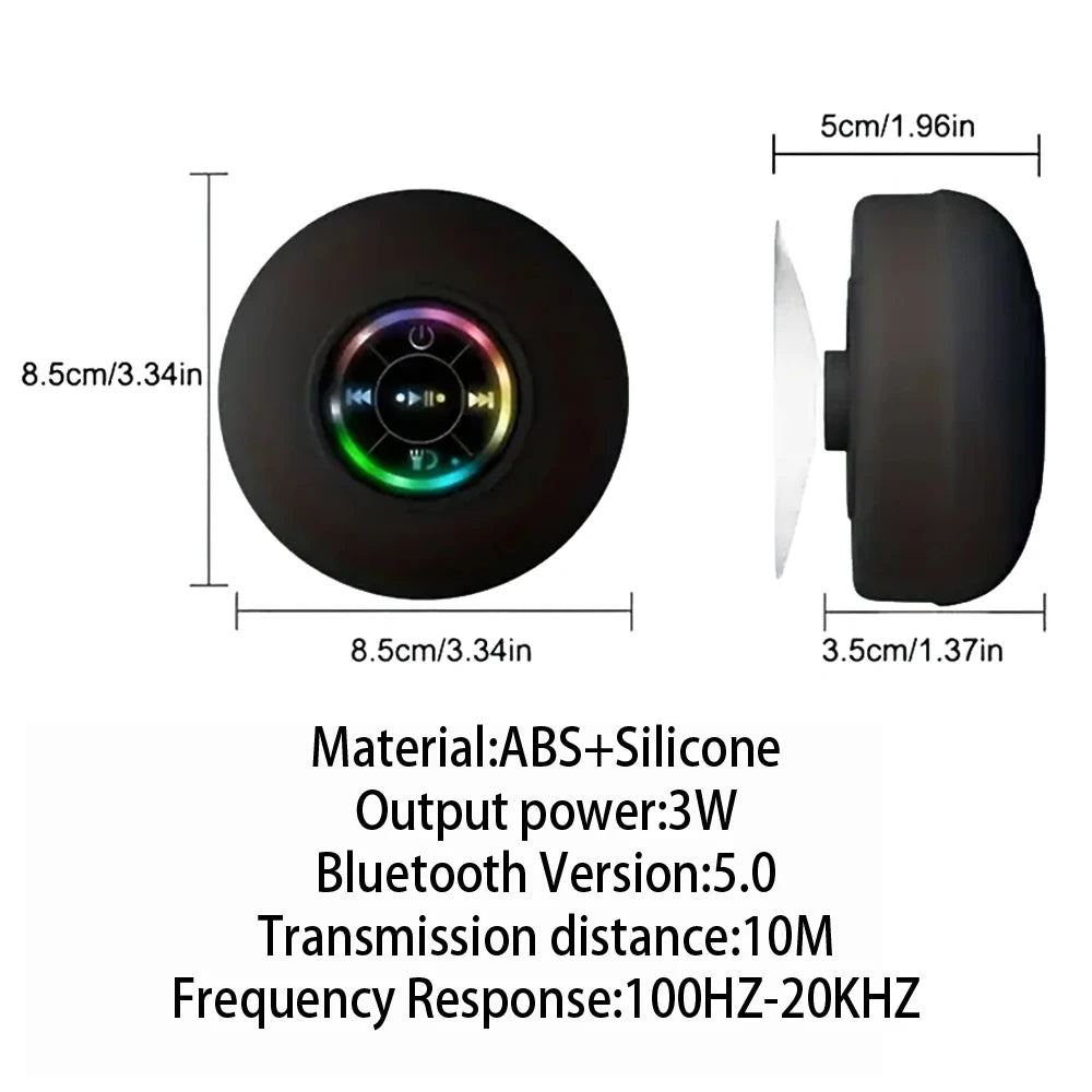 Bluetooth Suction-Mount Speaker