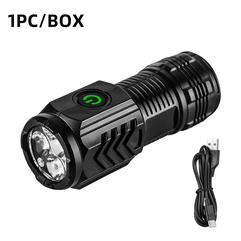 S01 Rechargeable Mini LED Clip Flashlight