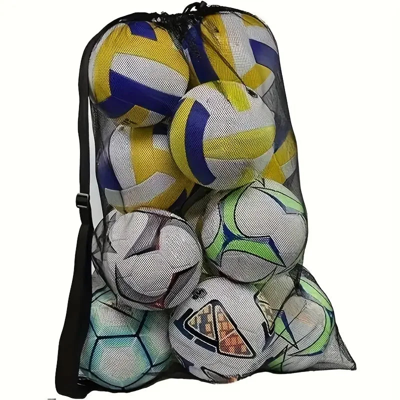 Sportovní vak na míče se stahovací šňůrkou a možností kapsy