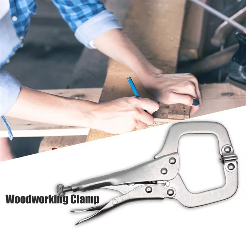 Adjustable Locking C-Clamp Pliers - Pack Options