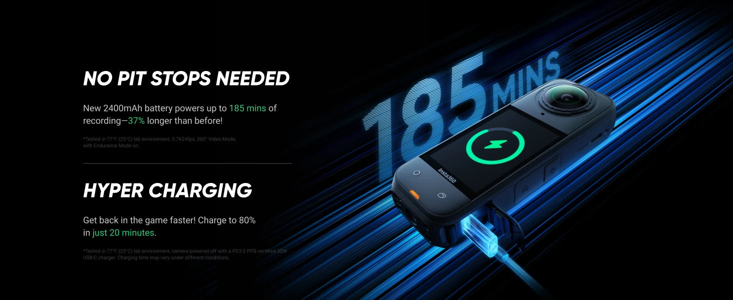 Insta360 X5 Camera 8K Waterproof 360° Action Cam