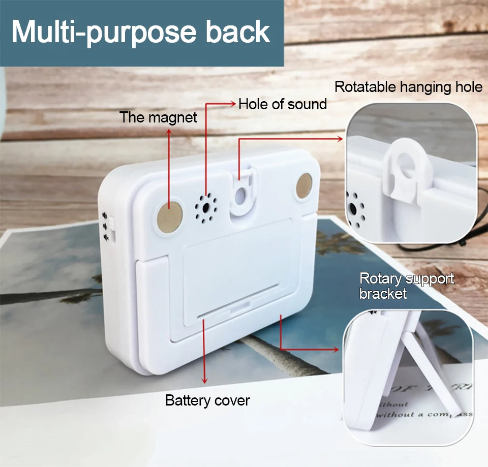 Dual Digital Kitchen Timer - Vibration Option