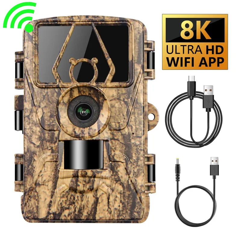 PR801W 8K WiFi Trail Camera with 60MP Night Vision